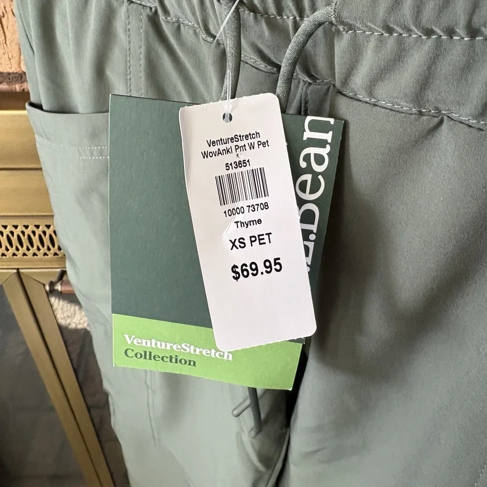 L.L. Bean Venture Stretch Pants Women's XS Petite - Picture 3 of 5